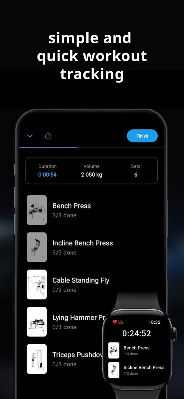 Lyfta: Gym Workout Tracker Log screenshot 1