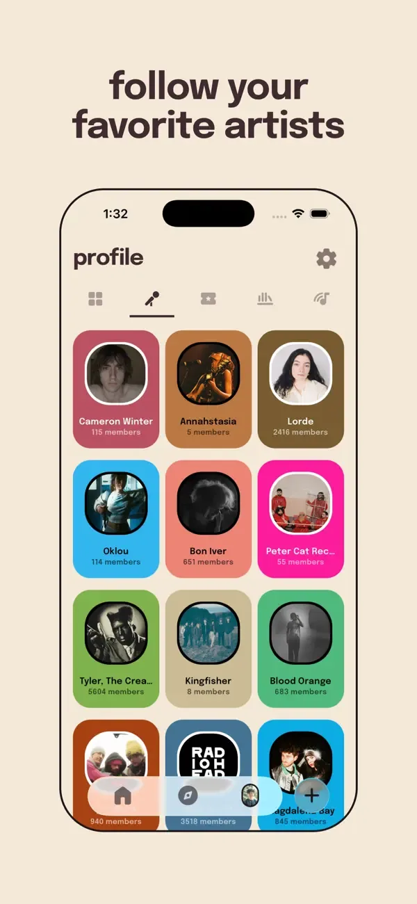 Superfan: social music screenshot 2