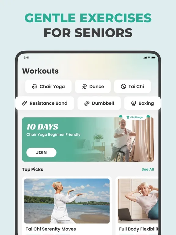 Workout for Seniors: SeniorFit screenshot 5
