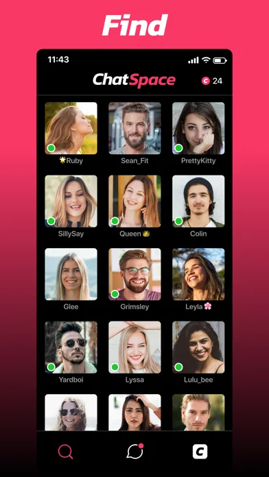 ChatSpace - Chat, Talk & Fun screenshot 1
