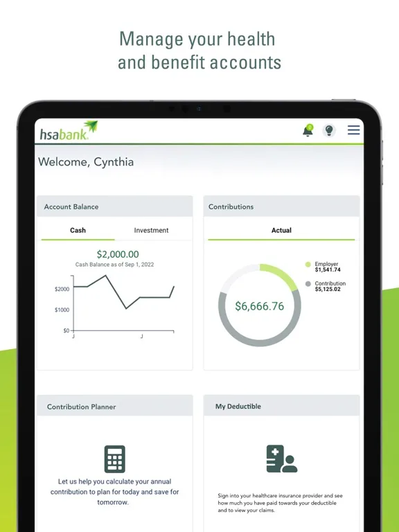 HSA Bank screenshot 5