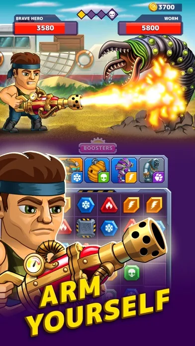 Battle Lines: Puzzle Fighter screenshot 2