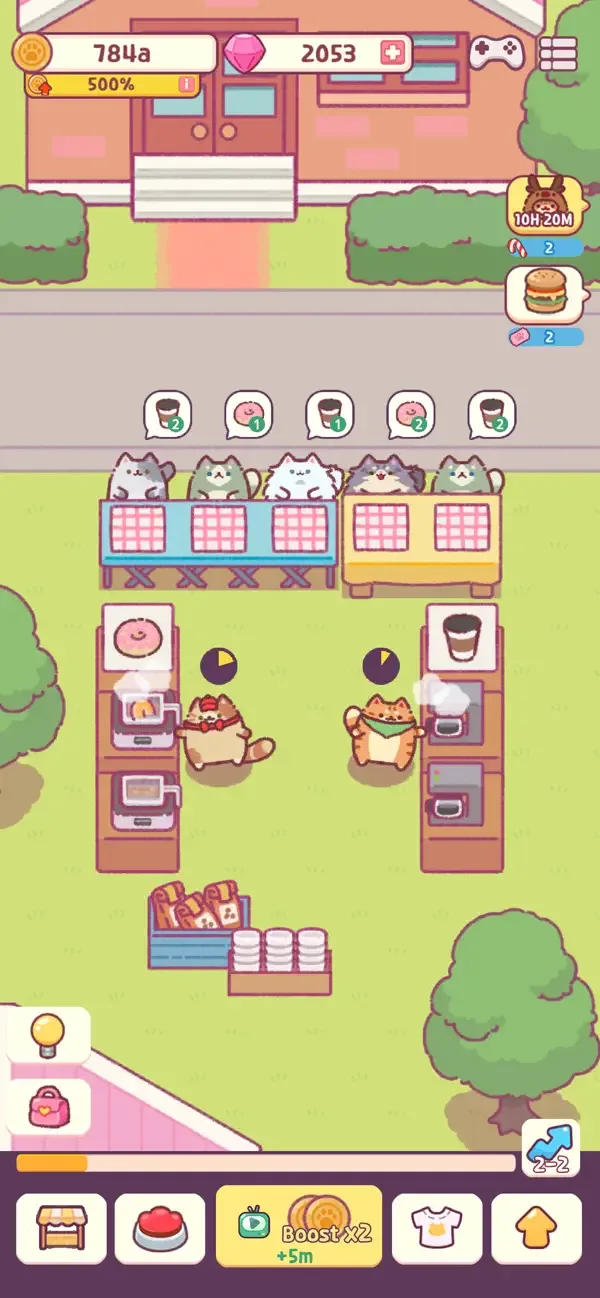 Cat Snack Bar: Food Games screenshot 3