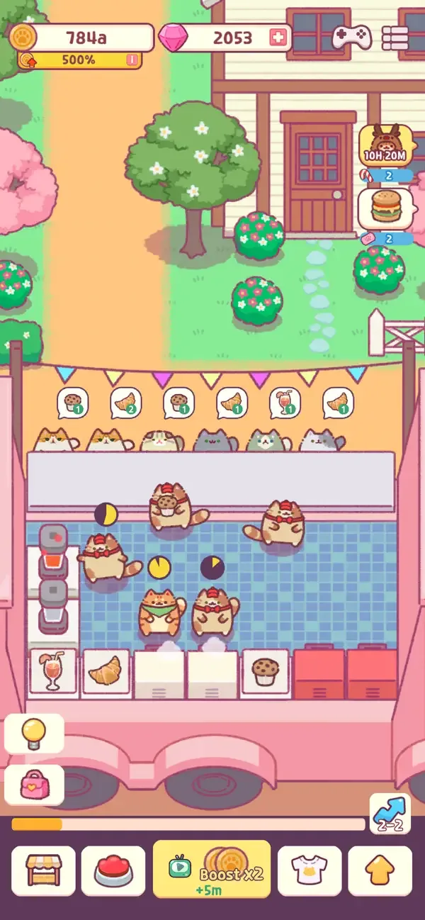 Cat Snack Bar: Food Games screenshot 4