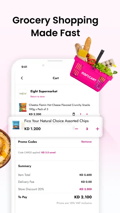 Cari: The best food delivered screenshot 3