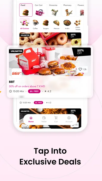 Cari: The best food delivered screenshot 4