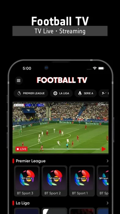 Football TV Live - Streaming screenshot 1
