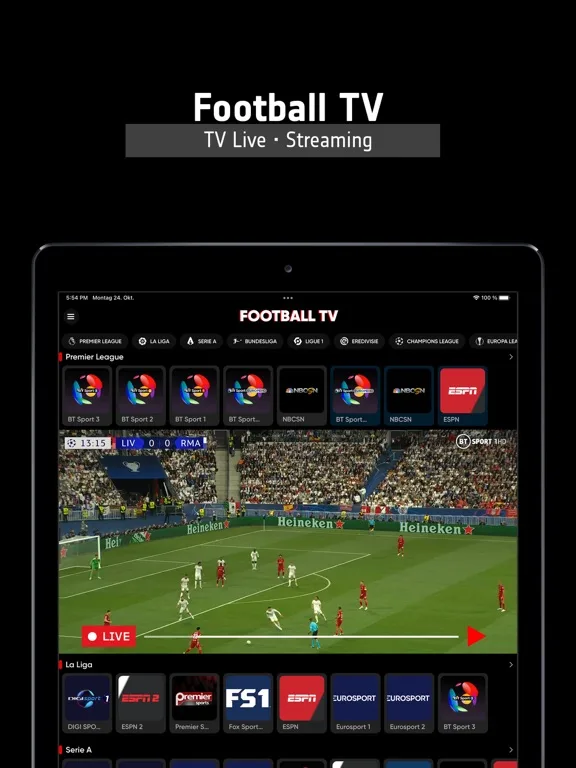 Football TV Live - Streaming screenshot 4