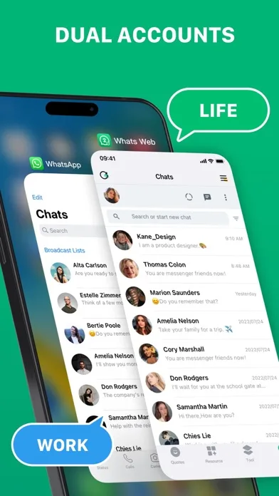 WA Web - Dual Chat screenshot 1