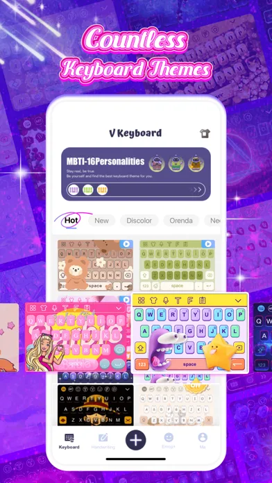 V Keyboard - DIY Themes, Fonts screenshot 1