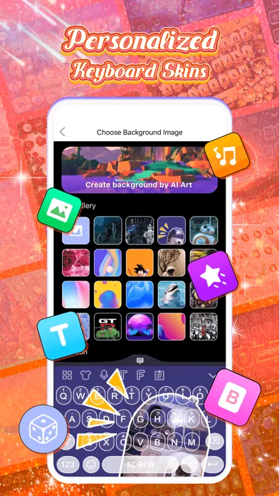 V Keyboard - DIY Themes, Fonts screenshot 3