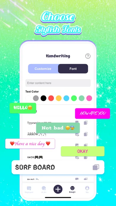V Keyboard - DIY Themes, Fonts screenshot 5