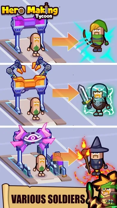Hero Making Tycoon Idle Games screenshot 4