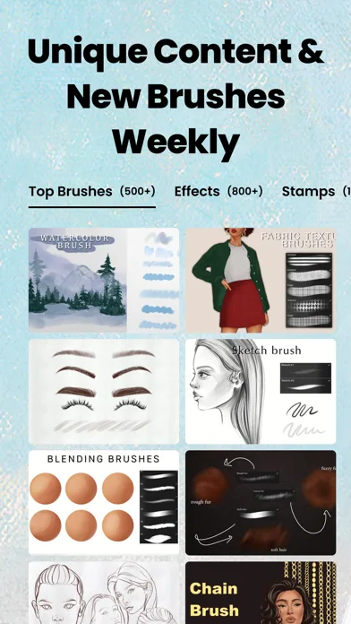 Brushes for Procreate Art screenshot 2