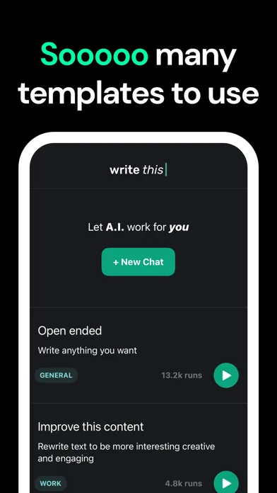Write This - AI Text Generator screenshot 3