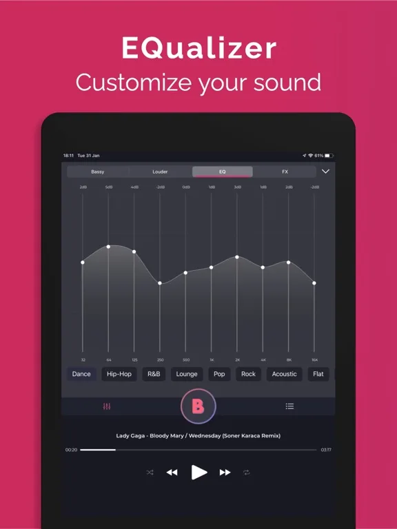 Bass Booster & Music EQ: BASSY screenshot 3