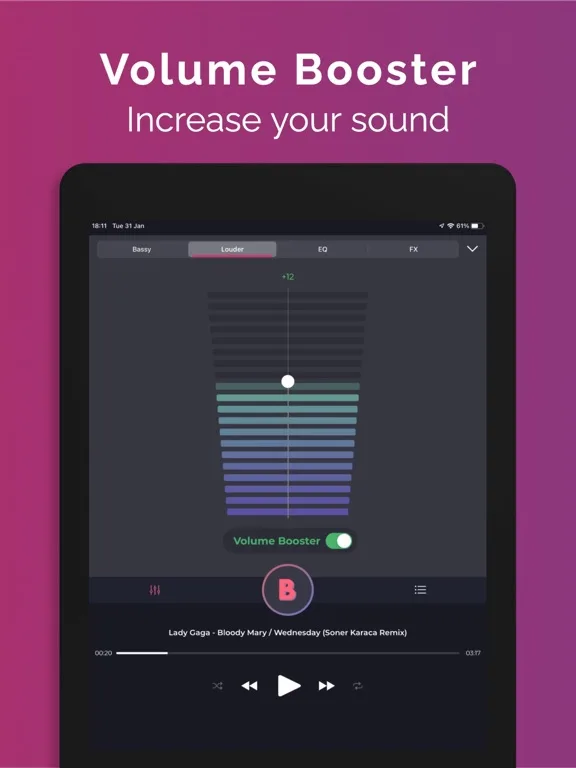 Bass Booster & Music EQ: BASSY screenshot 5
