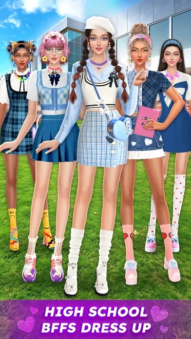 Teenager Fashion Dress Up Game screenshot 1