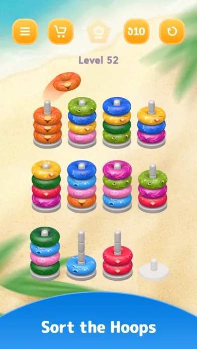 Color Sort 3D — Hoop Puzzle screenshot 5