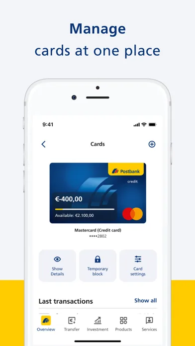 Postbank screenshot 4