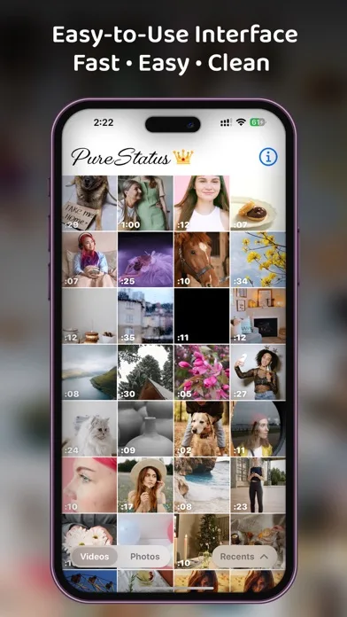 PureStatus: ByeBye Blur Status screenshot 5
