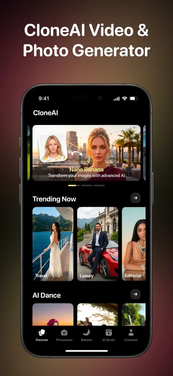 CloneAI - AI Video Generator screenshot 1