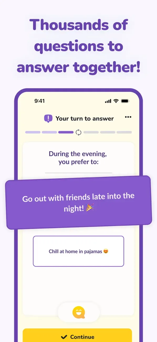 LovBirdz - Couple Love Quiz screenshot 2
