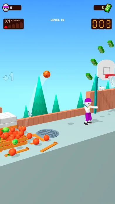 Bounce Dunk - basketball game screenshot 4