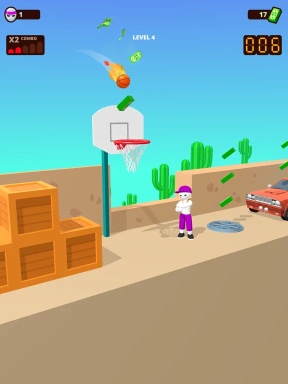 Bounce Dunk - basketball game screenshot 5