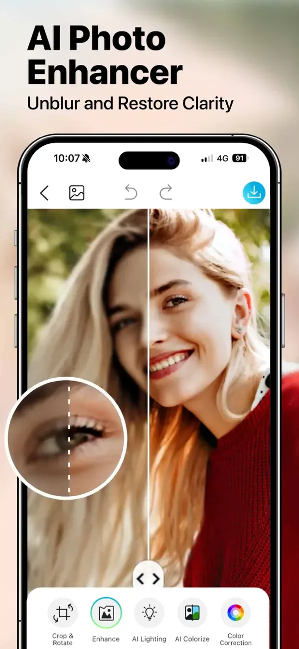 YouCam Enhance: Photo Enhancer screenshot 1