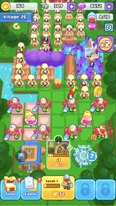 Brave Merge - Battle & Defense screenshot 1