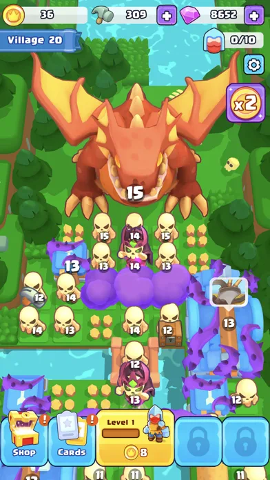 Brave Merge - Battle & Defense screenshot 2