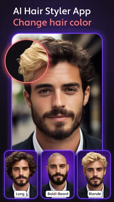 Cosmo: AI Editor, Hair Filters screenshot 1