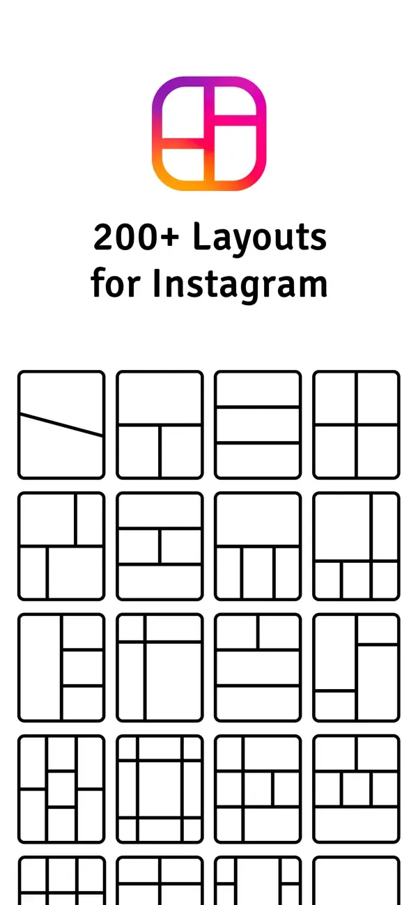 Layout for Instagram screenshot 1