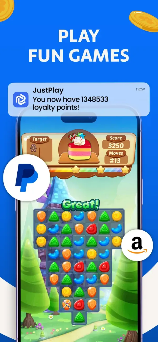 JustPlay: Earn Loyalty Rewards screenshot 2