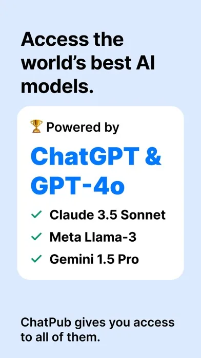 ChatPub: All-In-One AI Chat screenshot 1