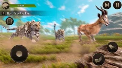 Wild Leopard Family Life Sim screenshot 3