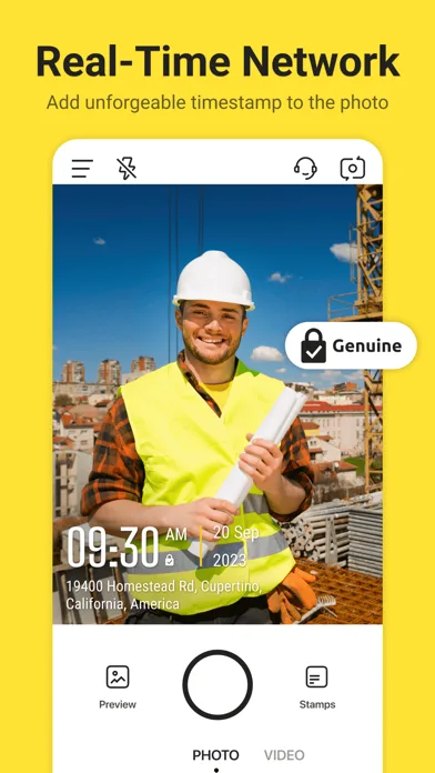Timemark: #1 Job Photo App screenshot 1