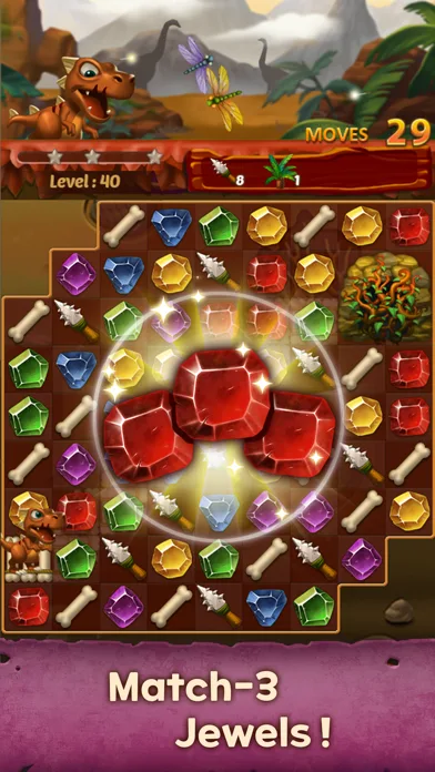 Jewels Dino Age screenshot 1