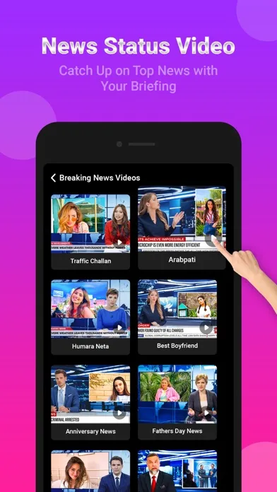 Breaking News Video Maker screenshot 1