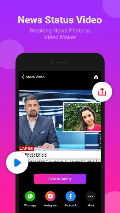Breaking News Video Maker screenshot 2