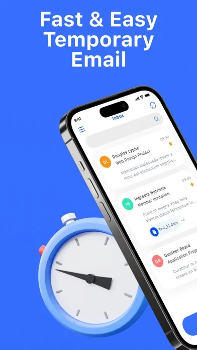 Temp Mail: Temporary Email Pro screenshot 1
