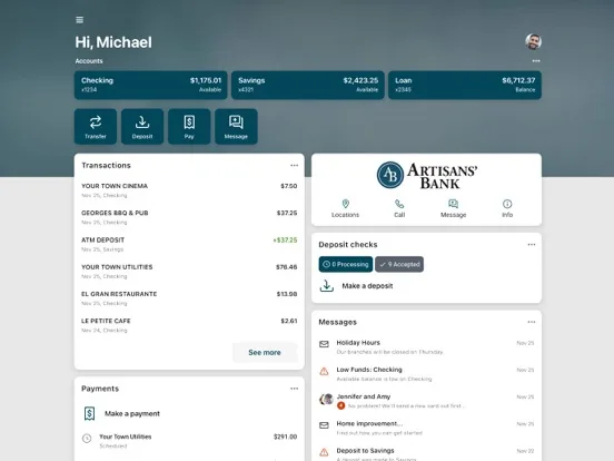 Artisans' Bank screenshot 5
