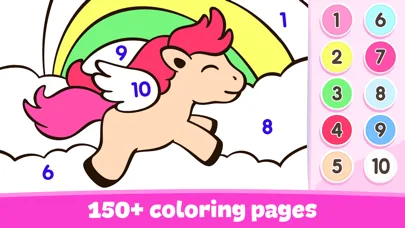 Color by Number: Kids' Games screenshot 1
