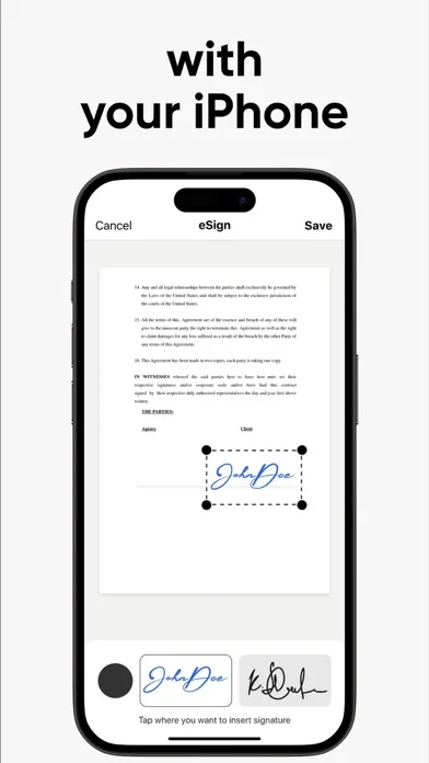 eSign App: Sign PDF Documents screenshot 2