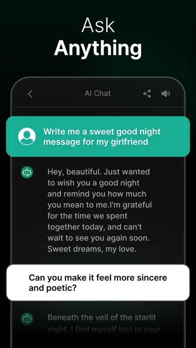 Chat AI: Chatbot, Writing Bot screenshot 1