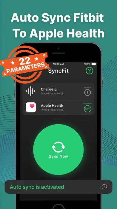 Fitbit Sync to Apple Health screenshot 1