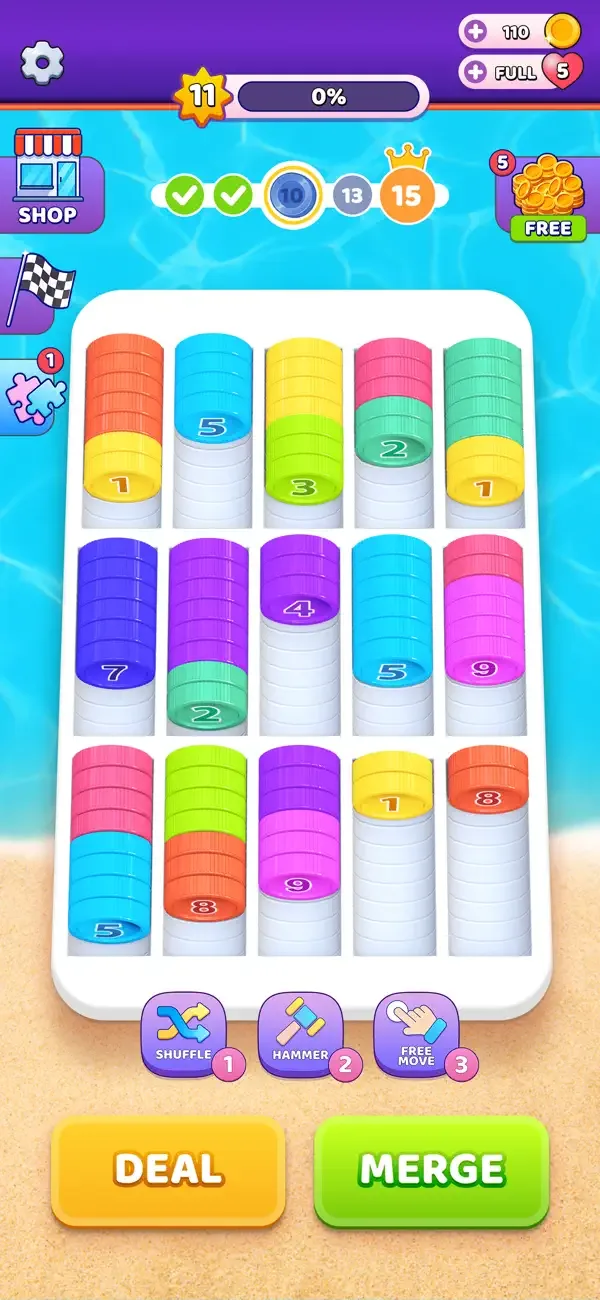 Coin Sort screenshot 1