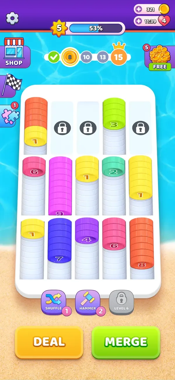 Coin Sort screenshot 2