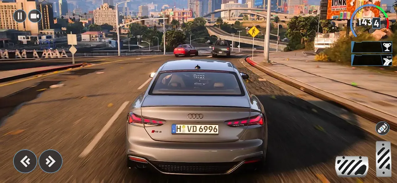 Real Highway Car Driving games screenshot 3